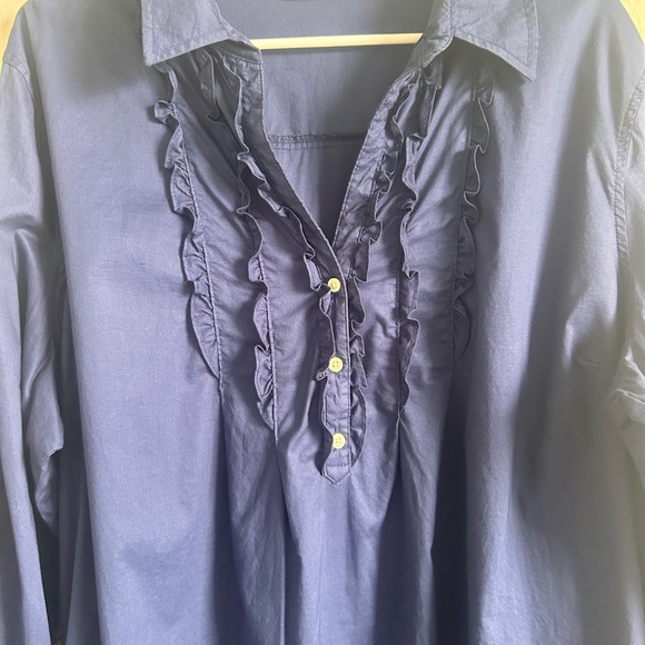 Old Navy Dark Blue Long Sleeve Top-Dress - Picture 10 of 12